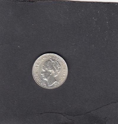 Beschrijving: 25 CENT WILHELMINA